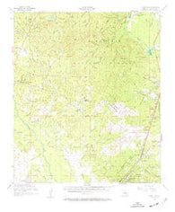Forest Hill Louisiana Historical topographic map, 1:62500 scale, 15 X 15 Minute, Year 1956