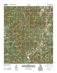 Forest Hill Louisiana Historical topographic map, 1:24000 scale, 7.5 X 7.5 Minute, Year 2012