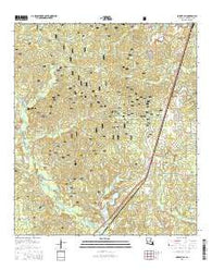Forest Hill Louisiana Current topographic map, 1:24000 scale, 7.5 X 7.5 Minute, Year 2015