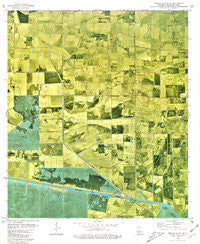 Forked Island NW Louisiana Historical topographic map, 1:24000 scale, 7.5 X 7.5 Minute, Year 1979