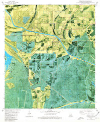 Forked Island Louisiana Historical topographic map, 1:24000 scale, 7.5 X 7.5 Minute, Year 1979