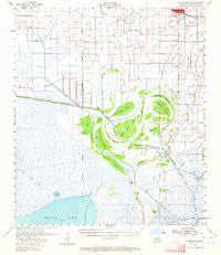 Forked Island Louisiana Historical topographic map, 1:62500 scale, 15 X 15 Minute, Year 1955