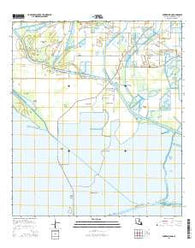 Forked Island Louisiana Current topographic map, 1:24000 scale, 7.5 X 7.5 Minute, Year 2015