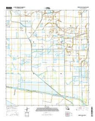 Forked Island NW Louisiana Current topographic map, 1:24000 scale, 7.5 X 7.5 Minute, Year 2015
