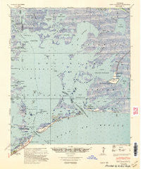 Fort Livingston Louisiana Historical topographic map, 1:62500 scale, 15 X 15 Minute, Year 1948