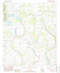 Fort Necessity Louisiana Historical topographic map, 1:24000 scale, 7.5 X 7.5 Minute, Year 1983