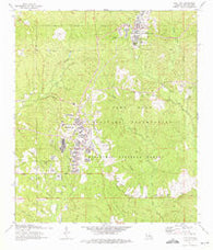 Fort Polk Louisiana Historical topographic map, 1:24000 scale, 7.5 X 7.5 Minute, Year 1974