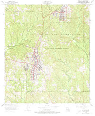 Fort Polk Louisiana Historical topographic map, 1:24000 scale, 7.5 X 7.5 Minute, Year 1954