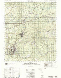 Fort Polk Louisiana Historical topographic map, 1:50000 scale, 15 X 15 Minute, Year 1977