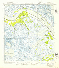 Fort St. Philip Louisiana Historical topographic map, 1:31680 scale, 7.5 X 7.5 Minute, Year 1954