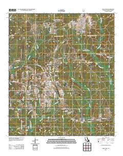 Fort Polk Louisiana Historical topographic map, 1:24000 scale, 7.5 X 7.5 Minute, Year 2012