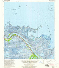 Forts Louisiana Historical topographic map, 1:62500 scale, 15 X 15 Minute, Year 1948