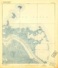 Forts Louisiana Historical topographic map, 1:62500 scale, 15 X 15 Minute, Year 1893