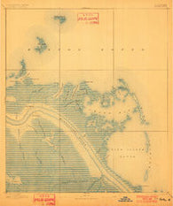 Forts Louisiana Historical topographic map, 1:62500 scale, 15 X 15 Minute, Year 1893
