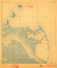 Forts Louisiana Historical topographic map, 1:62500 scale, 15 X 15 Minute, Year 1893