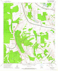 Fortune Fork Louisiana Historical topographic map, 1:24000 scale, 7.5 X 7.5 Minute, Year 1963