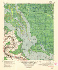 Foster Louisiana Historical topographic map, 1:62500 scale, 15 X 15 Minute, Year 1948