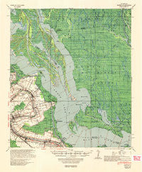 Foster Louisiana Historical topographic map, 1:62500 scale, 15 X 15 Minute, Year 1948