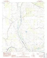 Foules Louisiana Historical topographic map, 1:24000 scale, 7.5 X 7.5 Minute, Year 1983