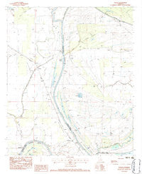 Foules Louisiana Historical topographic map, 1:24000 scale, 7.5 X 7.5 Minute, Year 1983