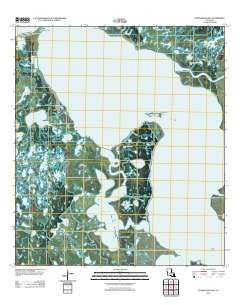 Fourleague Bay Louisiana Historical topographic map, 1:24000 scale, 7.5 X 7.5 Minute, Year 2012