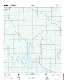 Fourleague Bay Louisiana Current topographic map, 1:24000 scale, 7.5 X 7.5 Minute, Year 2015