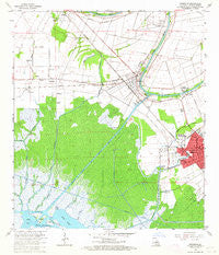 Franklin Louisiana Historical topographic map, 1:24000 scale, 7.5 X 7.5 Minute, Year 1963