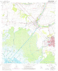Franklin Louisiana Historical topographic map, 1:24000 scale, 7.5 X 7.5 Minute, Year 1963