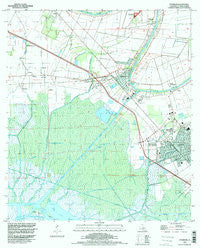 Franklin Louisiana Historical topographic map, 1:24000 scale, 7.5 X 7.5 Minute, Year 1994
