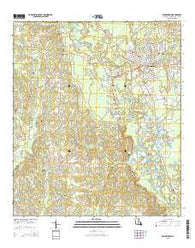 Franklinton Louisiana Current topographic map, 1:24000 scale, 7.5 X 7.5 Minute, Year 2015