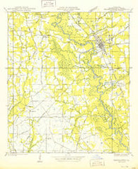 Franklinton Louisiana Historical topographic map, 1:31680 scale, 7.5 X 7.5 Minute, Year 1950