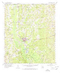 Franklinton Louisiana Historical topographic map, 1:62500 scale, 15 X 15 Minute, Year 1958