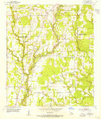 Fred Louisiana Historical topographic map, 1:24000 scale, 7.5 X 7.5 Minute, Year 1954