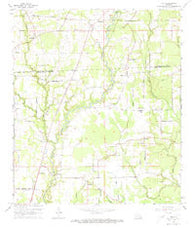 Fred Louisiana Historical topographic map, 1:24000 scale, 7.5 X 7.5 Minute, Year 1963