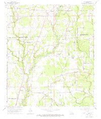 Fred Louisiana Historical topographic map, 1:24000 scale, 7.5 X 7.5 Minute, Year 1963