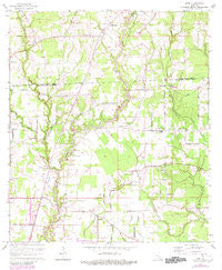 Fred Louisiana Historical topographic map, 1:24000 scale, 7.5 X 7.5 Minute, Year 1963