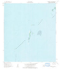 Freemason Island Louisiana Historical topographic map, 1:24000 scale, 7.5 X 7.5 Minute, Year 1951