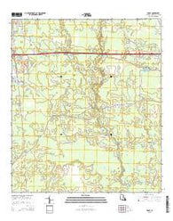 Frost Louisiana Current topographic map, 1:24000 scale, 7.5 X 7.5 Minute, Year 2015