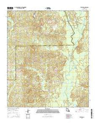 Fryeburg Louisiana Current topographic map, 1:24000 scale, 7.5 X 7.5 Minute, Year 2015