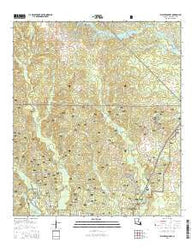 Fullerton Lake Louisiana Current topographic map, 1:24000 scale, 7.5 X 7.5 Minute, Year 2015