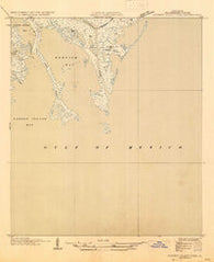 Garden Island Pass Louisiana Historical topographic map, 1:31680 scale, 7.5 X 7.5 Minute, Year 1935