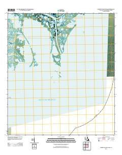 Garden Island Pass Louisiana Historical topographic map, 1:24000 scale, 7.5 X 7.5 Minute, Year 2012