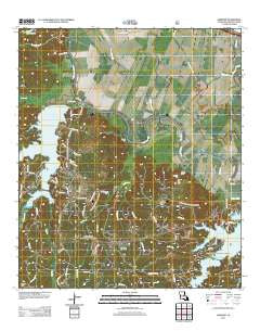 Gardner Louisiana Historical topographic map, 1:24000 scale, 7.5 X 7.5 Minute, Year 2012