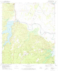 Gardner Louisiana Historical topographic map, 1:24000 scale, 7.5 X 7.5 Minute, Year 1971