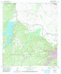 Gardner Louisiana Historical topographic map, 1:24000 scale, 7.5 X 7.5 Minute, Year 1971