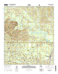 Georgetown Louisiana Current topographic map, 1:24000 scale, 7.5 X 7.5 Minute, Year 2015