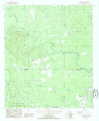 Georgetown Louisiana Historical topographic map, 1:24000 scale, 7.5 X 7.5 Minute, Year 1984