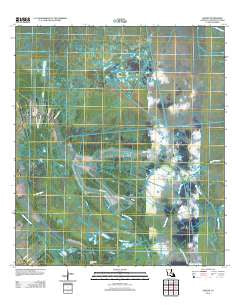 Gheens Louisiana Historical topographic map, 1:24000 scale, 7.5 X 7.5 Minute, Year 2012