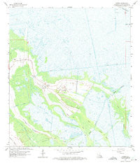 Gheens Louisiana Historical topographic map, 1:24000 scale, 7.5 X 7.5 Minute, Year 1963