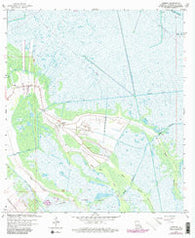 Gheens Louisiana Historical topographic map, 1:24000 scale, 7.5 X 7.5 Minute, Year 1963